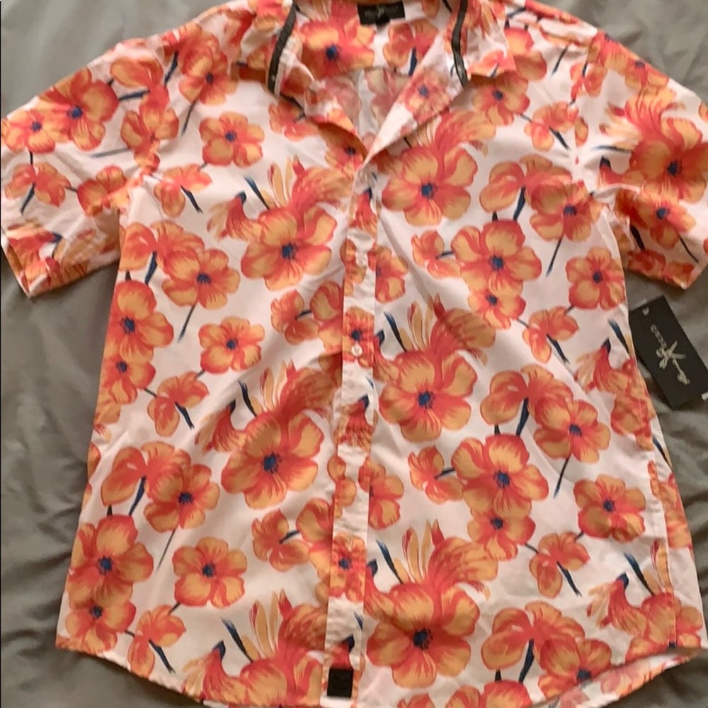 Men’s xl floral button down